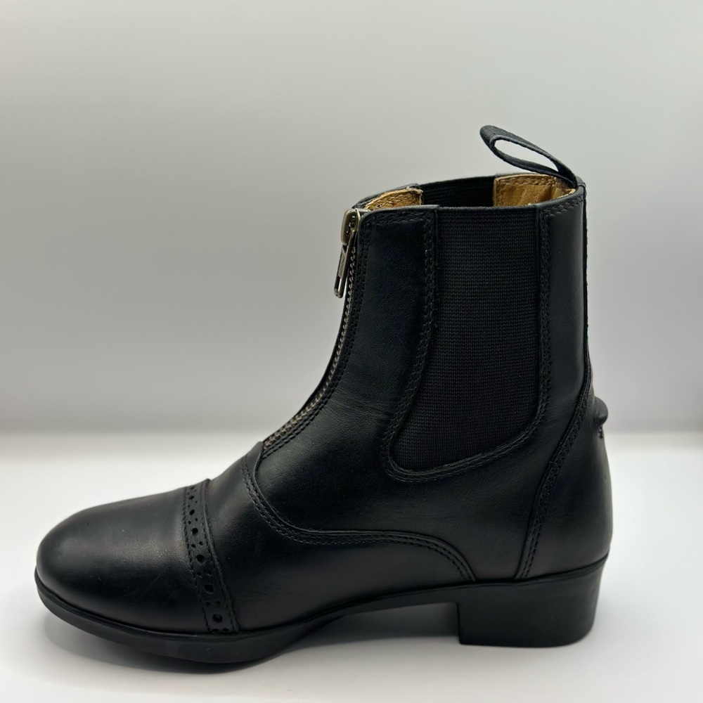 OVATION Kids’ Sport Rider II Zip Paddock Riding Boot Black - Picture 2 of 10